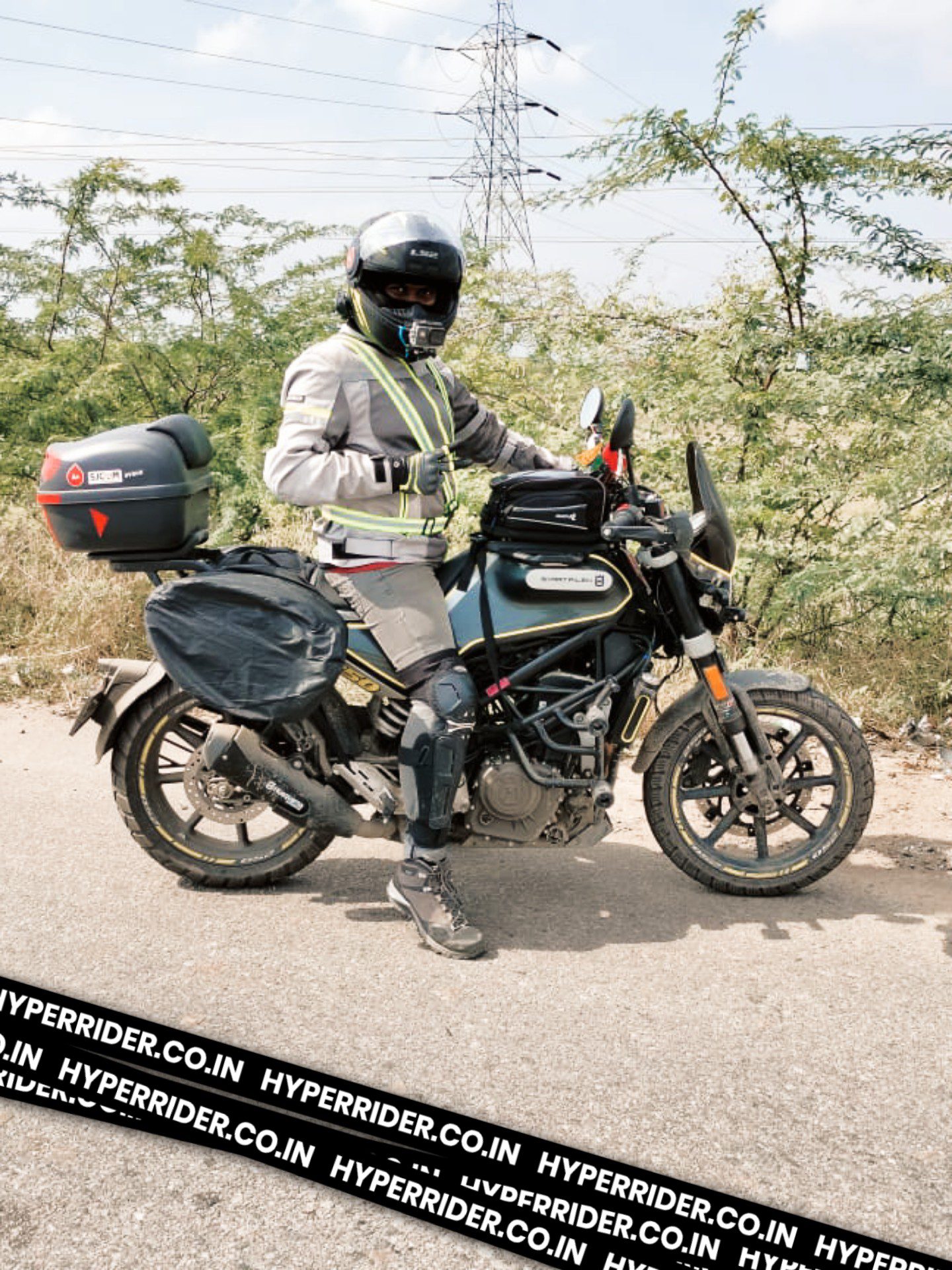 Hyperrider Top Rack Type 2 for Husqvarna Svartpilen and Vitpilen Universal Top Box Carrier