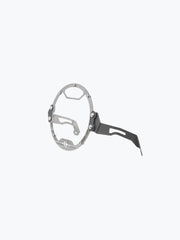 Legundary Custom Hness Oculus headlight shield black mild steel headlight guard protector Honda CB350