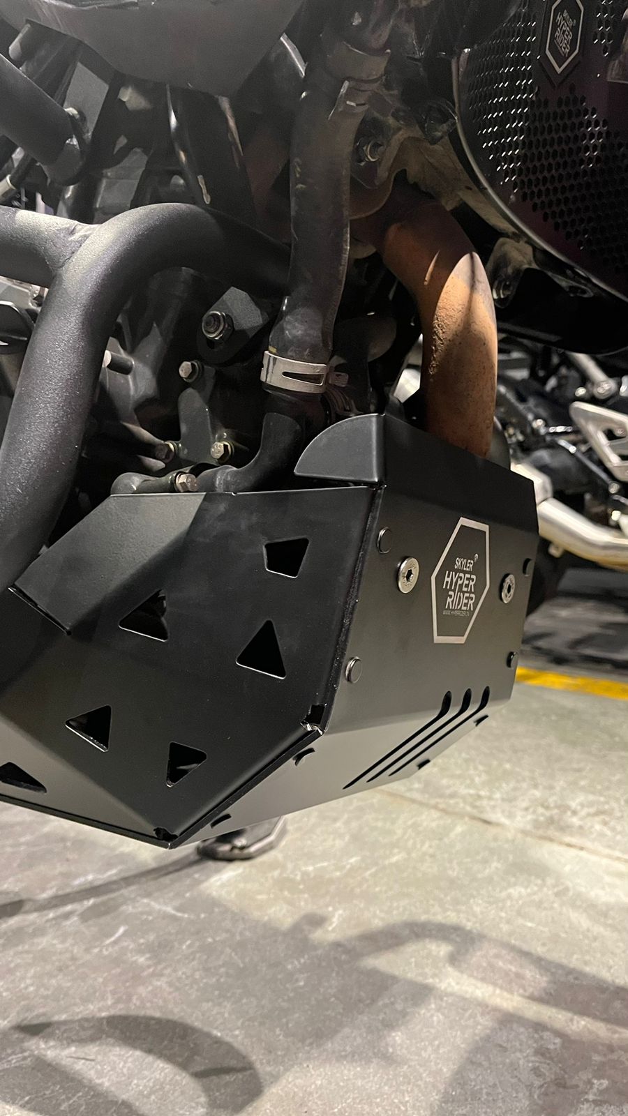 Hyperrider Bash Plate for KTM Adventure 250 and Adventure 390 4mm Aluminium Engine Guard