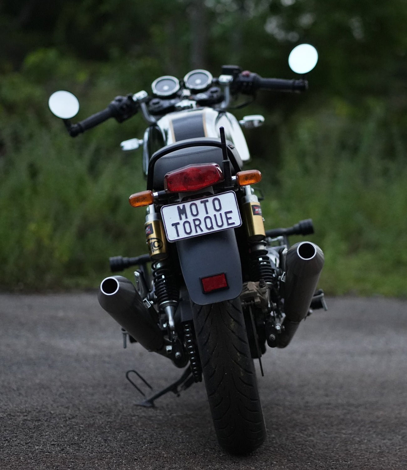 Moto Torque Drag performance exhaust for Royal Enfield Interceptor 650 and GT 650 pack of 2