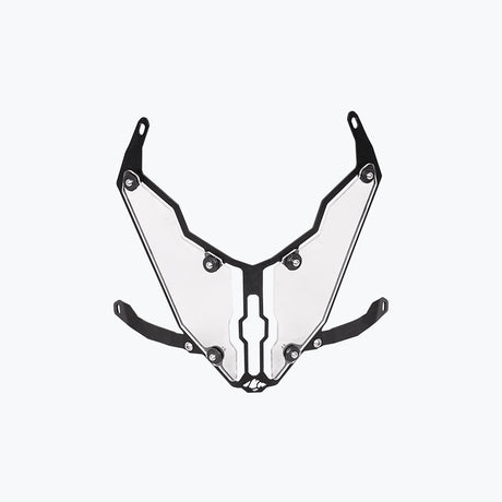 Legundary Custom Honda Transalp 750 Oculus Headlight Shield Black Mild Steel Headlight Guard
