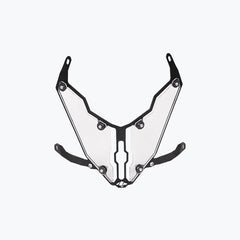 Legundary Custom Honda Transalp 750 Oculus Headlight Shield Black Mild Steel Headlight Guard