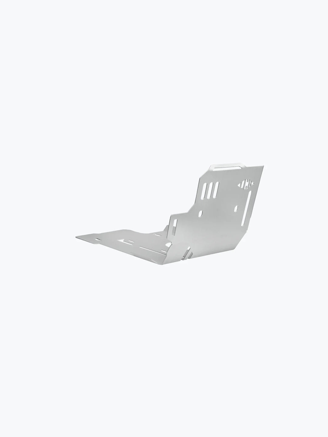 Legundary Custom Voyager Bash Plate for Royal Enfield Super Meteor 650 silver aluminium engine protection