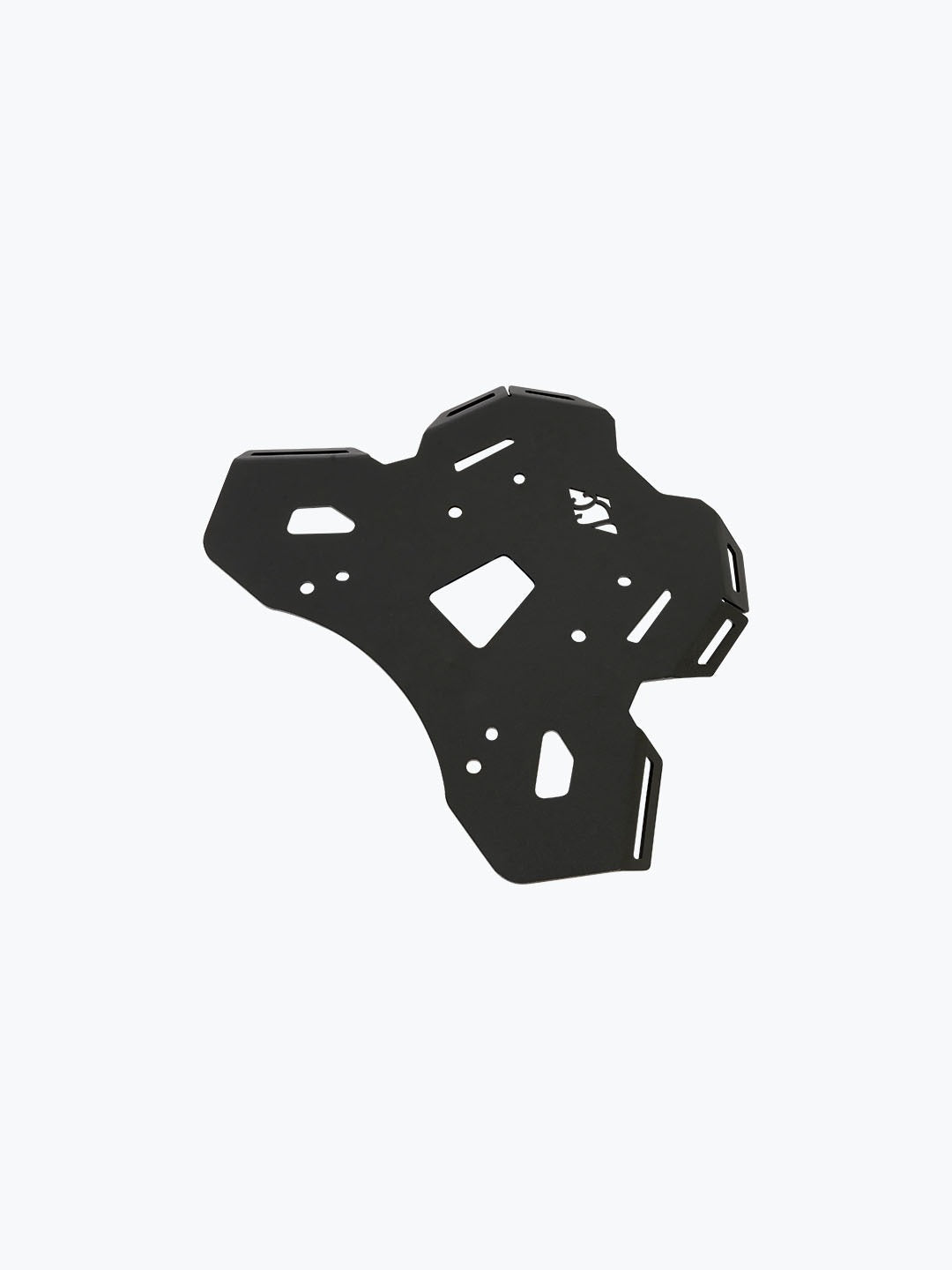 Legundary Custom KTM ADV 890 Huckita Carrier Plate Black mild steel aluminium top rack luggage mount