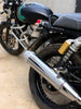 Rhino Racing Performance Exhaust for Royal Enfield Interceptor 650 and Continental GT 650 in Chrome and Black