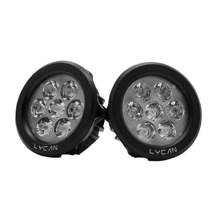 Maddog Lycan Auxiliary LED Lights 10800 Lumens Dual Mode Spot and Flood for Motorcycle IP67 Waterproof