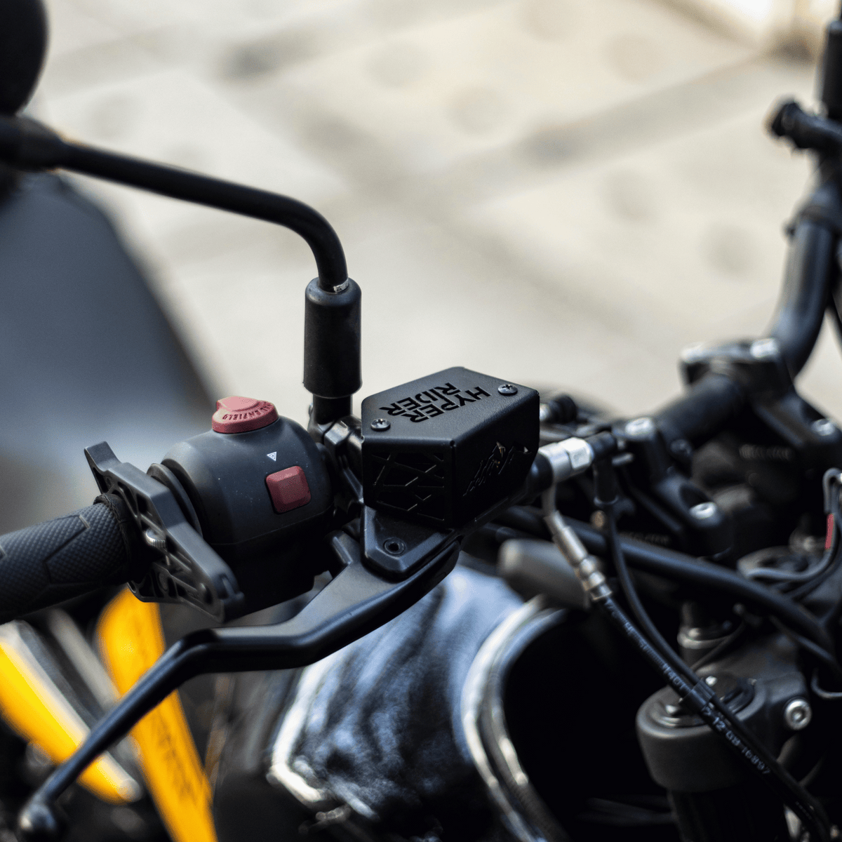 Hyperrider Front Fluid Reservoir Cover for Royal Enfield Guerrilla 450 and Himalayan 450