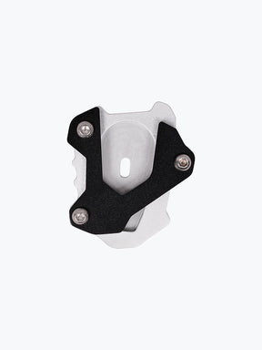 Legundary Custom KTM ADV 890 Fortis Side Stand Base black silver aluminium mild steel foot extension plate
