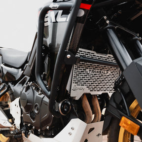 Legundary Custom Honda Transalp 750 Vector Radiator Grill Silver Aluminium Radiator Guard
