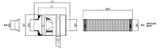 BMC ACCDA100-220-01 universal carbon dynamic airbox performance intake system