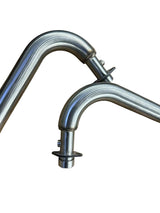 MK Racing Stainless Steel Header Pipes for Royal Enfield Continental GT 650