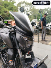 Hyperrider Bajaj Dominar Type 2 Windshield Glass Fiber Touring Wind Deflector