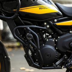 Hyperrider 16-Gauge Crash Guard with Delrin Sliders for Royal Enfield Himalayan 450
