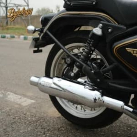 Rhino Racing V4 Peashooter 304 stainless steel exhaust for Royal Enfield Bullet 650