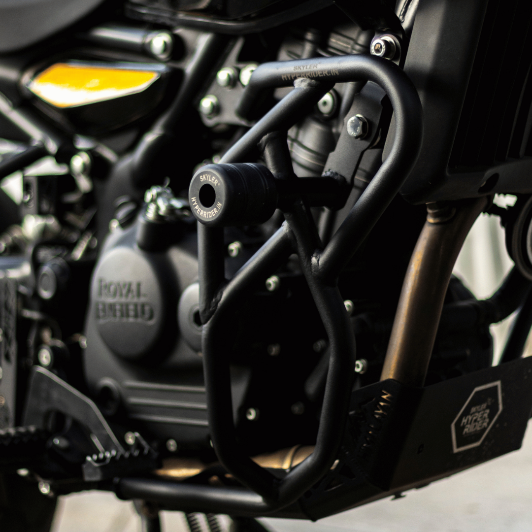 Hyperrider 16-Gauge Crash Guard with Delrin Sliders for Royal Enfield Himalayan 450