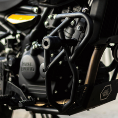 Hyperrider 16-Gauge Crash Guard with Delrin Sliders for Royal Enfield Himalayan 450