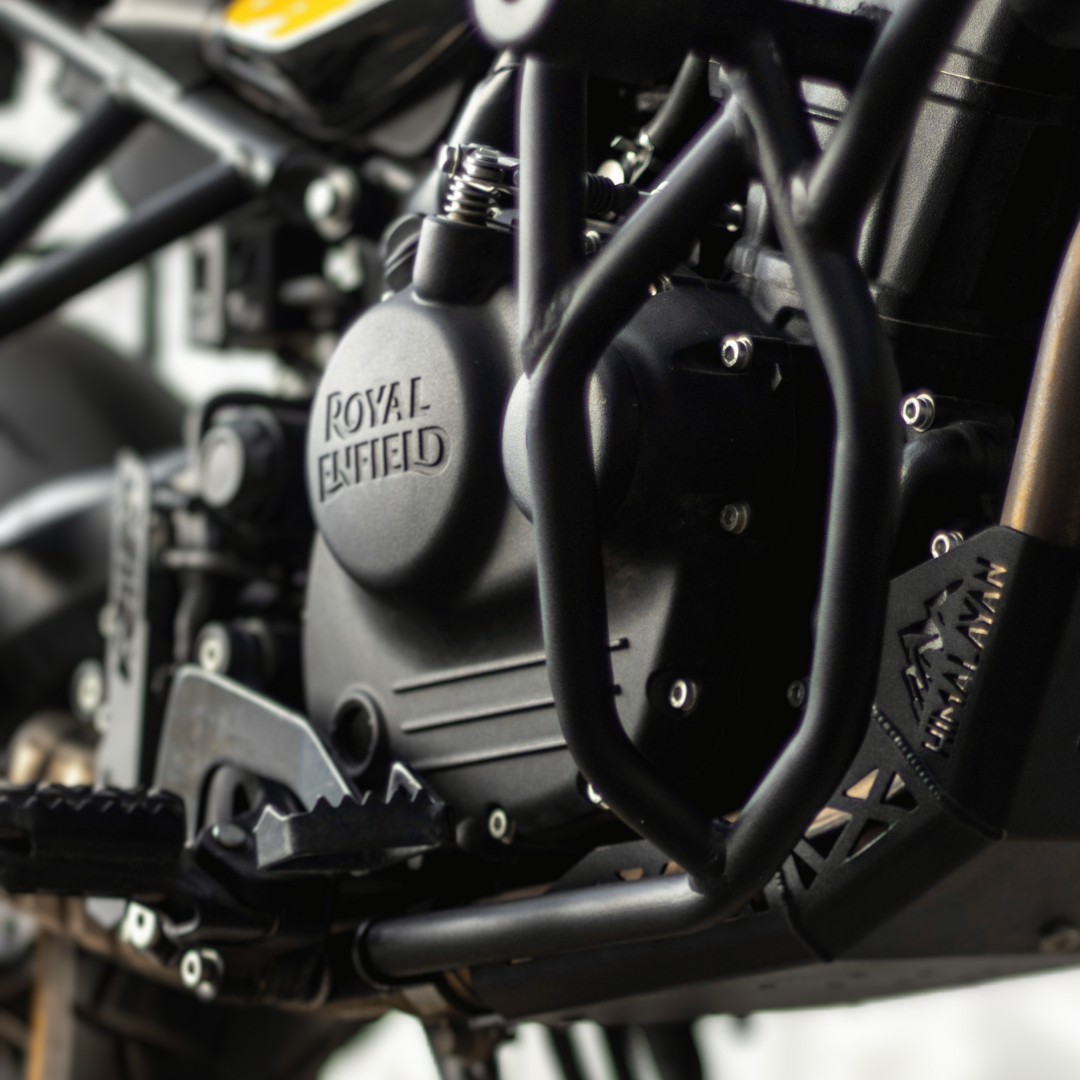 Hyperrider 16-Gauge Crash Guard with Delrin Sliders for Royal Enfield Himalayan 450