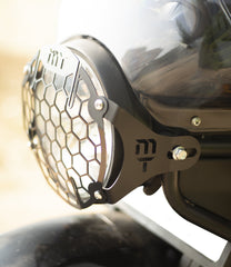Mototorque headlight grill Royal Enfield Himalayan BS6 black metal protector
