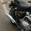 Rhino Racing V4 Peashooter 304 stainless steel exhaust for Royal Enfield Bullet 650