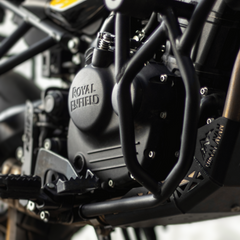 Hyperrider 16-Gauge Crash Guard with Delrin Sliders for Royal Enfield Himalayan 450