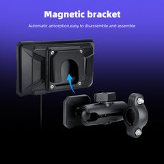 Sash Gears S3 Smart Riding Display with 5 inch touchscreen, wireless Apple CarPlay, Android Auto, dual HD cameras, TPMS and magnetic quick-detachable mount