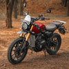 Legundary Custom Hector crash guard for Triumph Scrambler 400 X black mild steel engine guard
