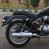 Rhino Racing Steel Pro V3 full 304 stainless steel exhaust for Royal Enfield Bullet 650