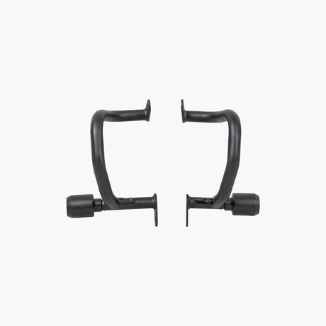 Legundary Custom Hector crash guard for Triumph Scrambler 400 X black mild steel engine guard