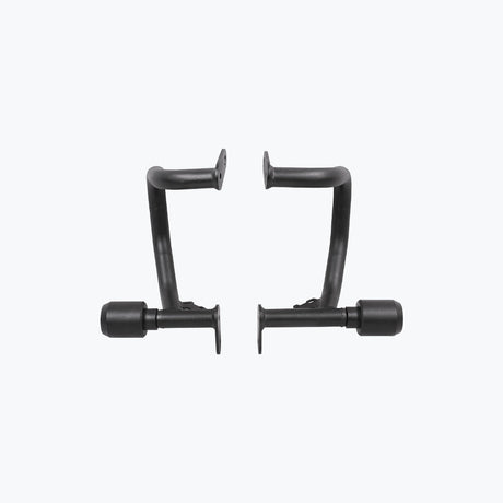 Legundary Custom Hector crash guard for Triumph Scrambler 400 X black mild steel engine guard