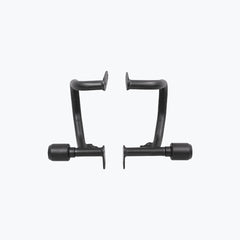 Legundary Custom Hector crash guard for Triumph Scrambler 400 X black mild steel engine guard