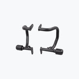 Legundary Custom Hector crash guard for Triumph Scrambler 400 X black mild steel engine guard