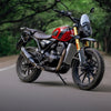 Legundary Custom Hector crash guard for Triumph Scrambler 400 X black mild steel engine guard