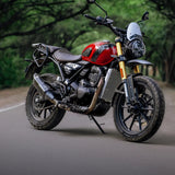 Legundary Custom Hector crash guard for Triumph Scrambler 400 X black mild steel engine guard