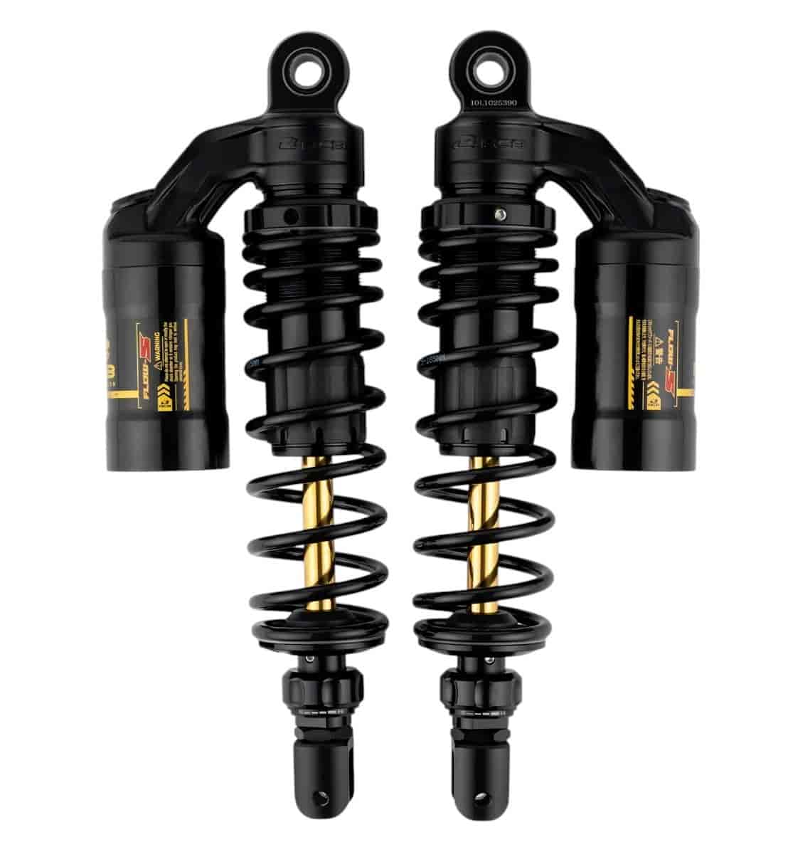 RCB FLOW-S 305mm black gold rear shock absorber for Yamaha Aerox 155 01A0260Z