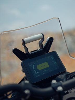 Legundary Custom KTM ADV 890 Ploigos GPS Mount black silver mobile GPS holder navigation bracket