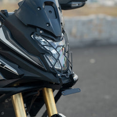 Moto Torque headlight grill for Honda CB200X heavy duty headlamp protection accessory