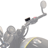 Auto Engina Front Brake Oil Reservoir Cover for Royal Enfield Hunter 350 1.5mm Mild Steel Gloss Black