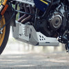 Legundary Custom Vambrace Bash Plate for Suzuki V-Strom 800DE Silver Aluminium Engine Guard Skid Plate