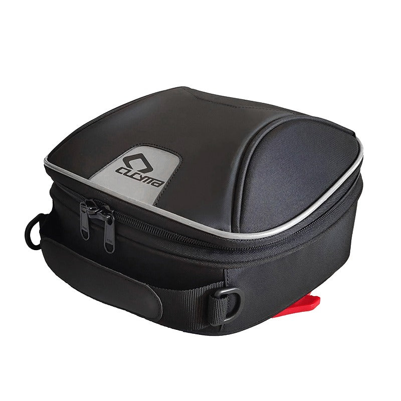 MOTO VANGUARD 3L Waterproof Motorcycle Tank Bag with Tank Lock Black Oxford Fabric