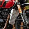 Legundary Custom Vector radiator grill for Triumph Scrambler 400 X silver aluminium guard