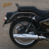 Rhino Racing V2 304 stainless steel exhaust with CNC aluminium details for Royal Enfield Bullet 650