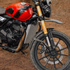Legundary Custom Vector radiator grill for Triumph Scrambler 400 X silver aluminium guard