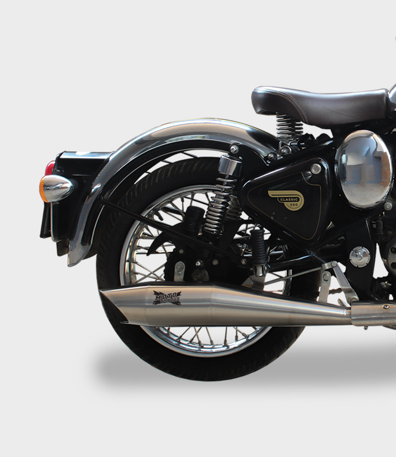 Moto Torque Shark Pro Performance Exhaust for Royal Enfield