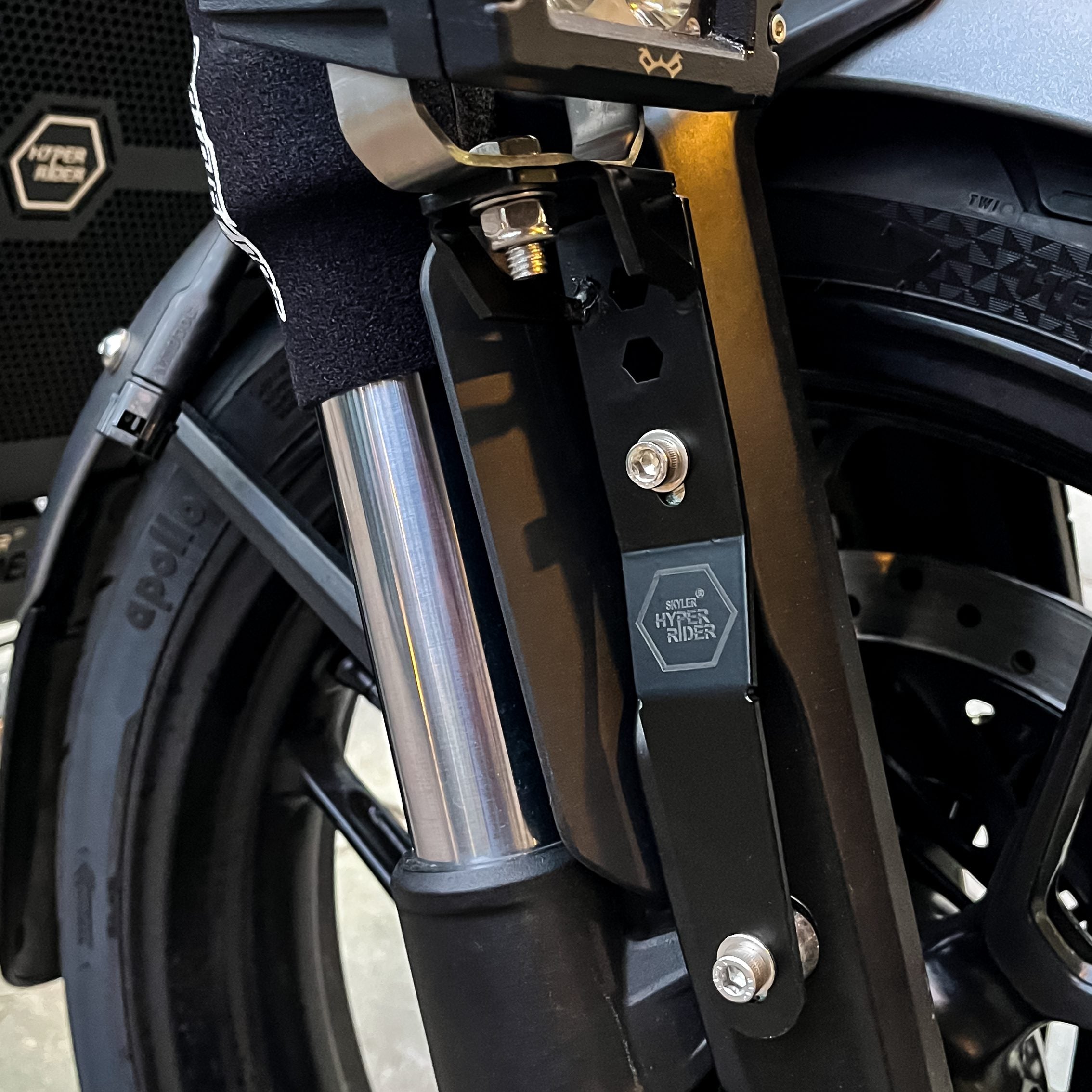 Hyperrider Triumph Speed 400 Fog Light Clamp Auxiliary Light Mount