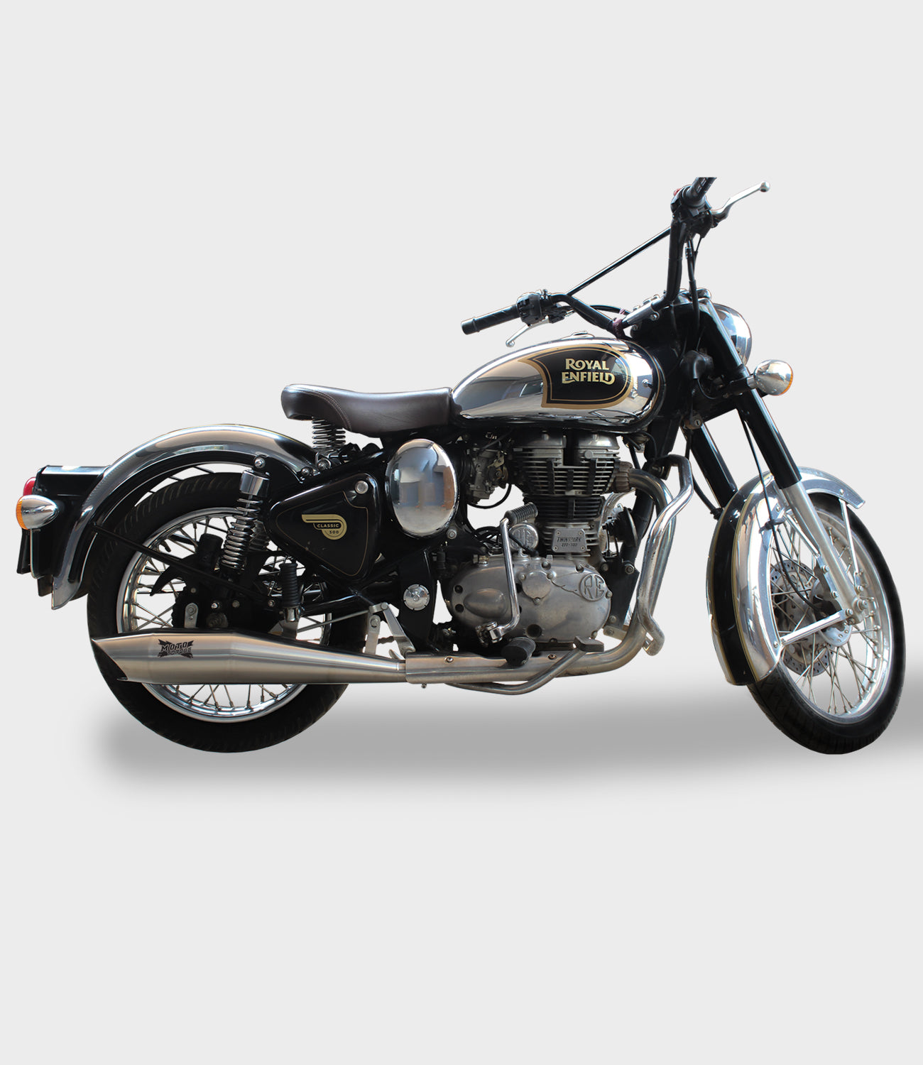 Moto Torque Shark Pro Performance Exhaust for Royal Enfield