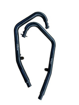 MK Racing matte black titanium exhaust header pipes for Royal Enfield Continental GT 650