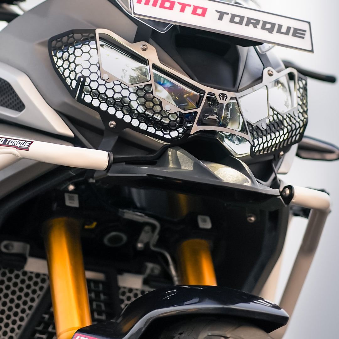 Moto Torque Stallion Pro Crash Guard White for Apache RTX 300
