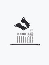 Legundary Custom BMW G310GS aragorn saddle stay black mild steel pannier mount luggage support