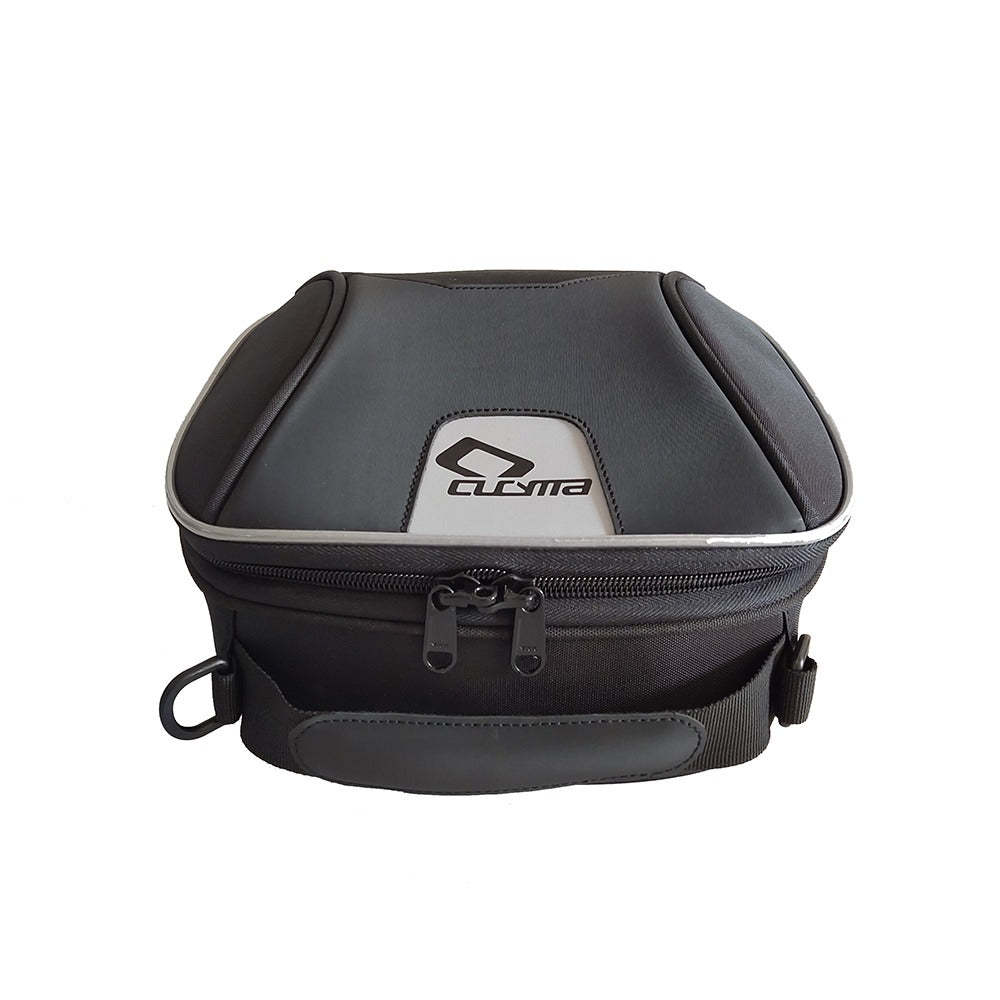 MOTO VANGUARD 3L Waterproof Motorcycle Tank Bag with Tank Lock Black Oxford Fabric
