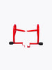 Legundary Custom Defender crash guard red white black installed on Hero X Pulse 200 4V Pro